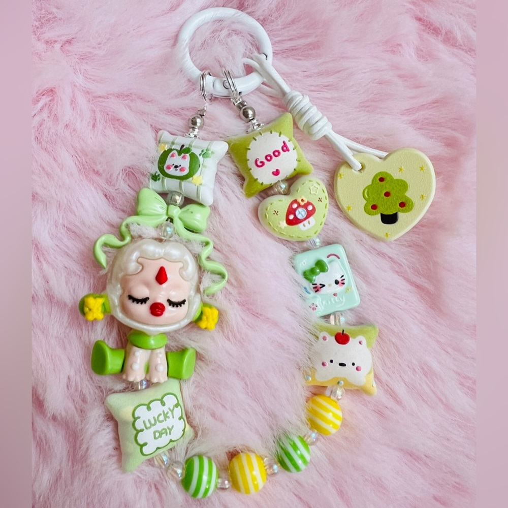 Pretty Skullpanda Keychain/Bag Charm/Phone Charm